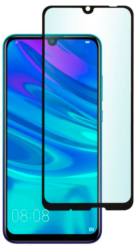CASE Full Glue для Huawei Y7 2019 (черная рамка)